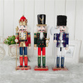 FQ marca gigante ao ar livre natal nutcracker decoração boutique ao ar livre gigante nutcracker de madeira ornamentos